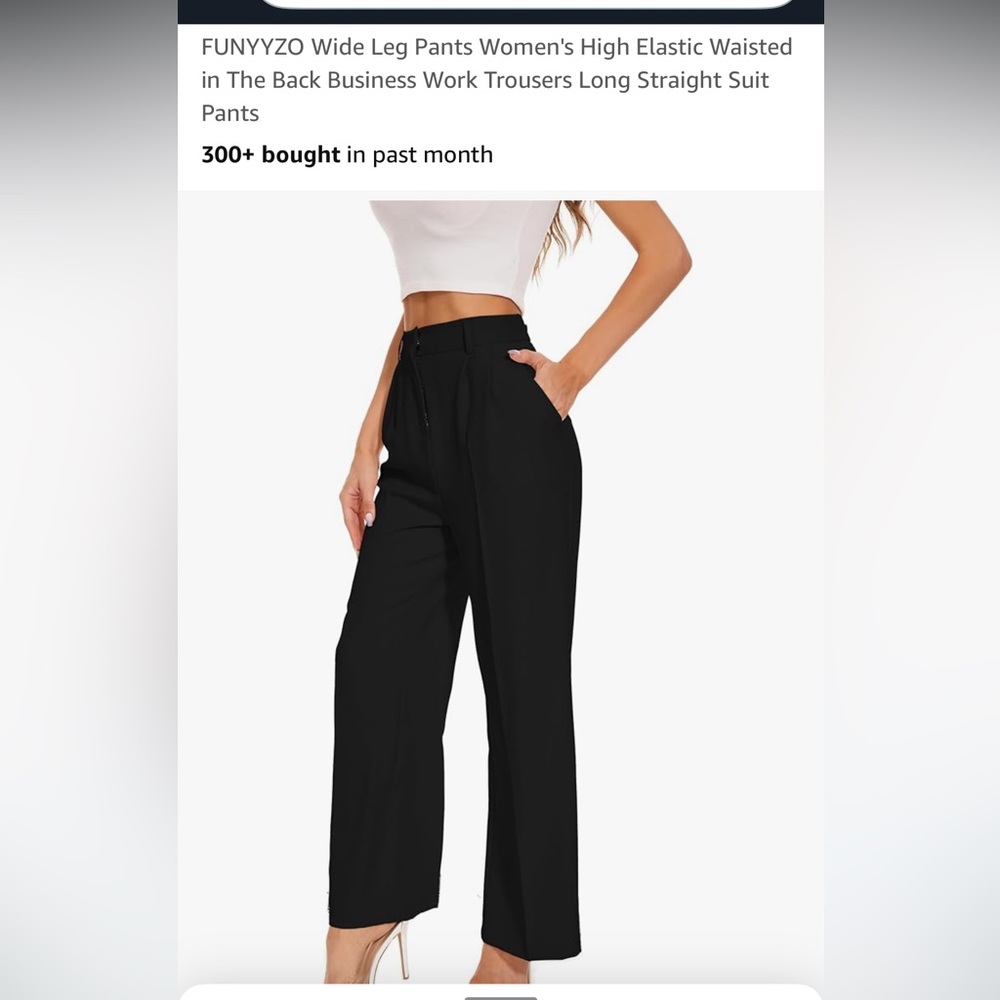 Women's Black Business Trousers